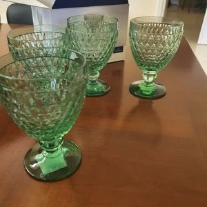 Villeroy & Boch Boston Goblet, Set of 4, like new, never used